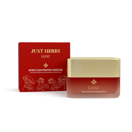 Just Herbs Luxe Infinite Glow Hydrating Foundation Non-Cakey & Long-Lasting (Beige)