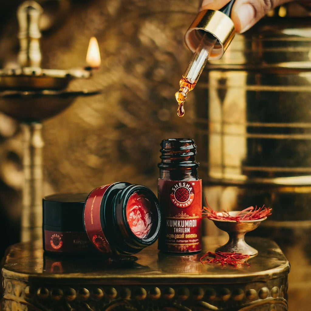 Shesha Ayurveda Kumkumadi Brightening Lip Balm - Distacart
