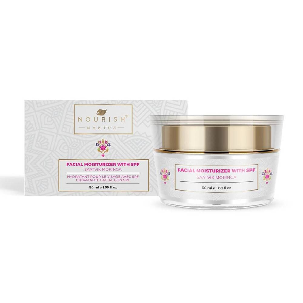 Nourish Mantra Saatvik Moringa Facial Moisturizer with SPF