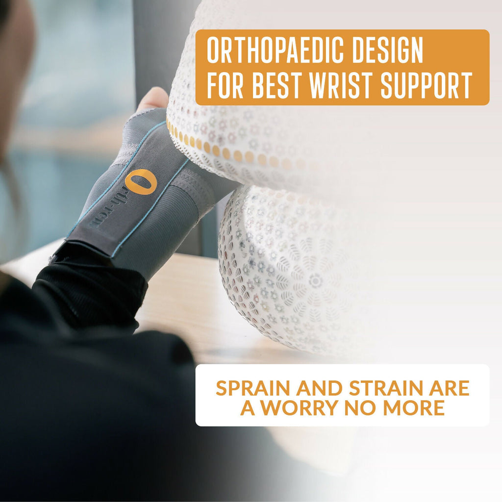 Orth-rem Elastic Wrist Support Brace For Right Hand with Removable Aluminum Splint - Distacart