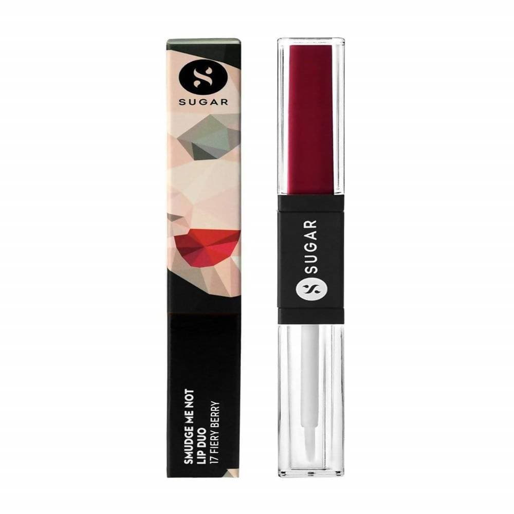 Sugar Smudge Me Not Lip Duo - Fiery Berry (Marsala)