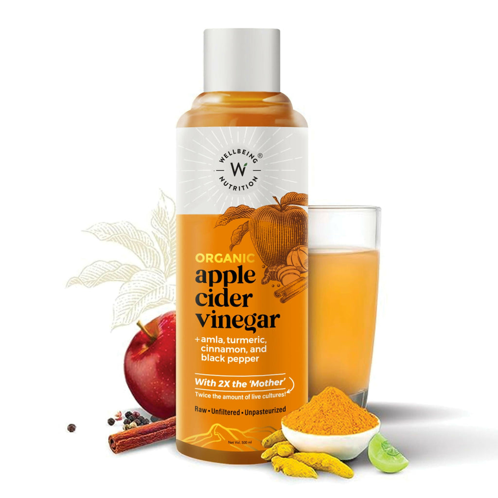 Wellbeing Nutrition Glow Korean Marine Collagen Peptides & Organic Apple Cider Vinegar with 2X Mother Combo - Distacart
