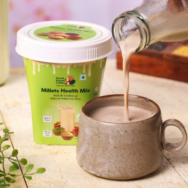 Sweet Karam Coffee Millets Health Milk Mix (Kanji Maavu) - Distacart