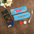 Meenakari Work Rakhi & Bournville Chocolate