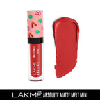 Lakme Absolute Matte Melt Mini Liquid Lip Color - Coral Camp
