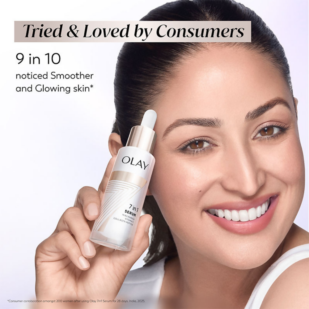 Olay 7in1 Serum with Niacinamide, Vitamin C, Collagen Peptides