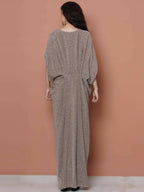 Women Republic Hand Embellished Golden Gown - Distacart