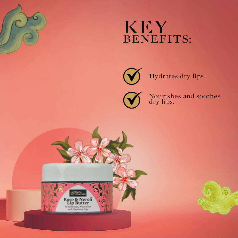 Bipha Ayurveda Rose & Neroli Lip Butter