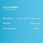 DermDoc 0.5% Vitamin E Cleansing Bar For Moisturized Skin - Distacart
