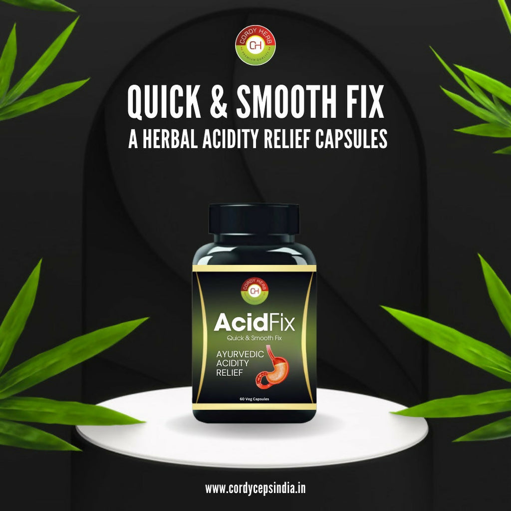 Cordy Herb AcidFix Herbal Capsules - Distacart