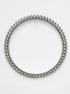 NVR Women's Set of 4 Silver-Toned German Silver Oxidised Bangles - Distacart