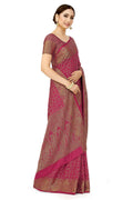Mimosa Women's Pink Patola Art Silk Saree - Distacart