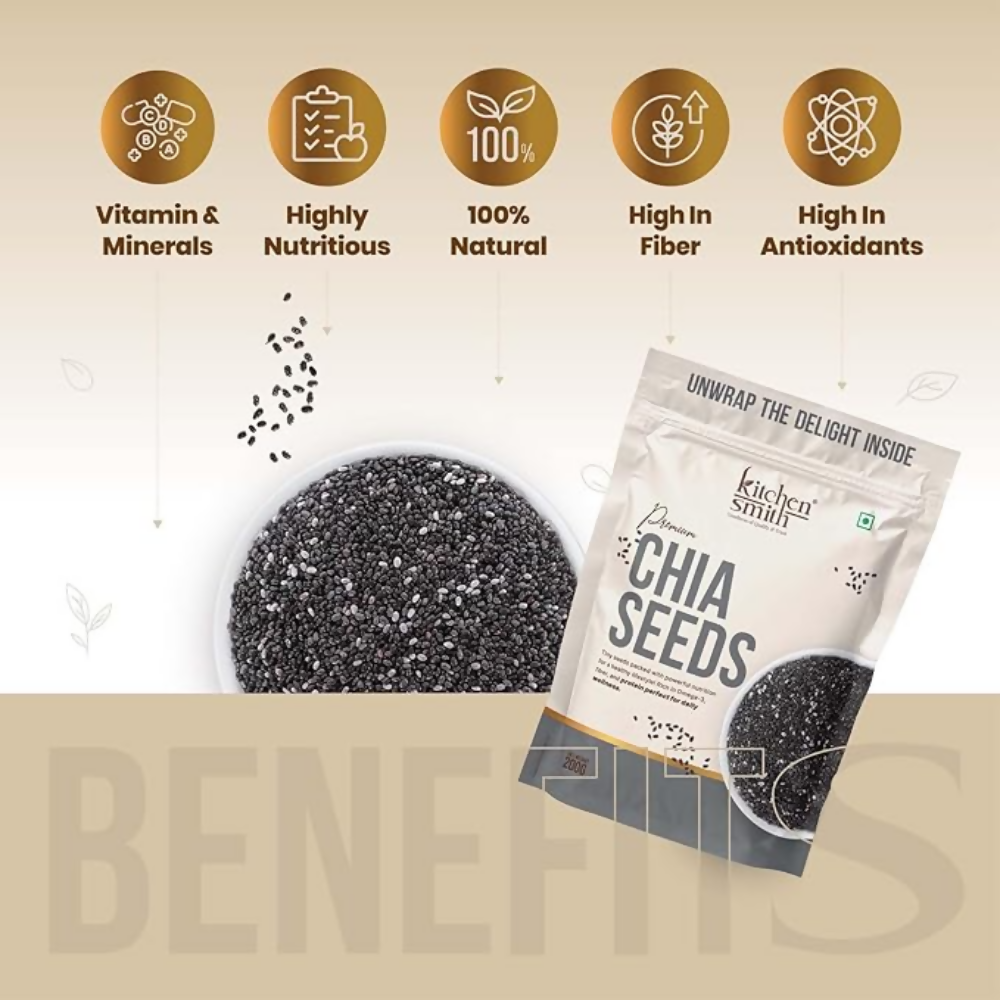 Kitchen Smith Premium Chia Seeds - Distacart