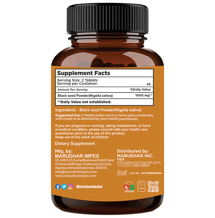 Minature Black Seed Tablets