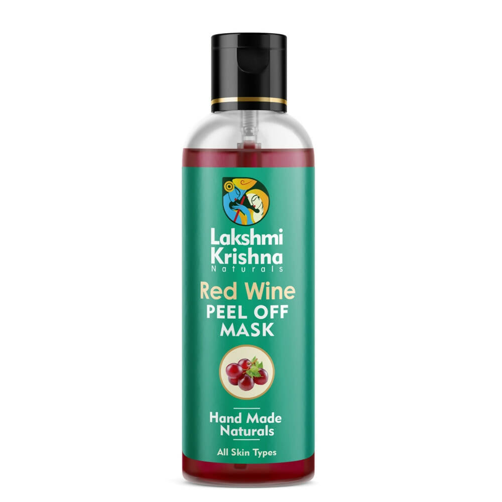 Lakshmi Krishna Naturals Red Wine Peel Off Mask
