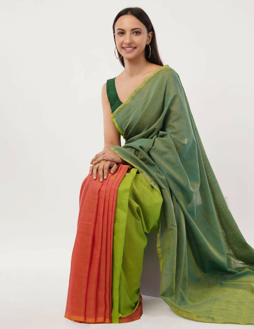 ECDCKCHTS3COLOROLIVEGREENORANGE