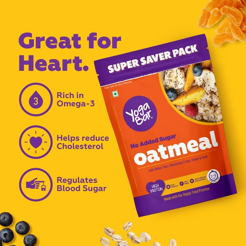 Yoga Bar Oatmeal No Added Sugar - Distacart