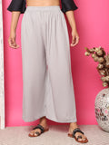 TAG 7 Women High Rise Flared Palazzos