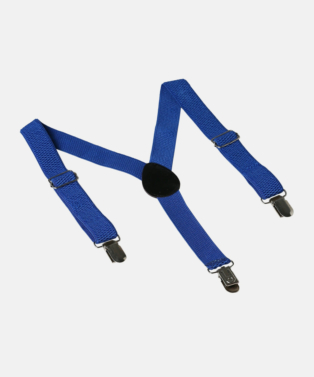 Manet Boys Solid Suspenders - Blue