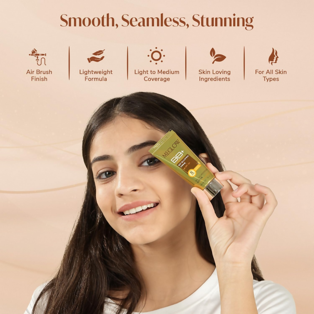 Meglow Best Beautifying BB+ Cream with SPF 15+ - Distacart