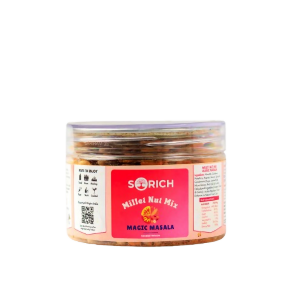 Sorich Organics Millet Nut Mix – Magic Masala Crunchy & Healthy Snack - Distacart