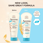 Aveeno Baby Daily Moisture Lotion, Oatmeal Face & Body Moisturizer for Dry, Itchy & Sensitive Skin