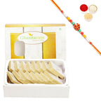 Ghasitaram Pure Kaju Katlis Box With Pearl Beads Rakhi - Distacart