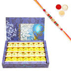 Ghasitaram Mawa Peda Box With Pearl Beads Rakhi - Distacart