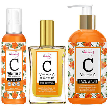 St.Botanica Vitamin C Brightening Face Combo