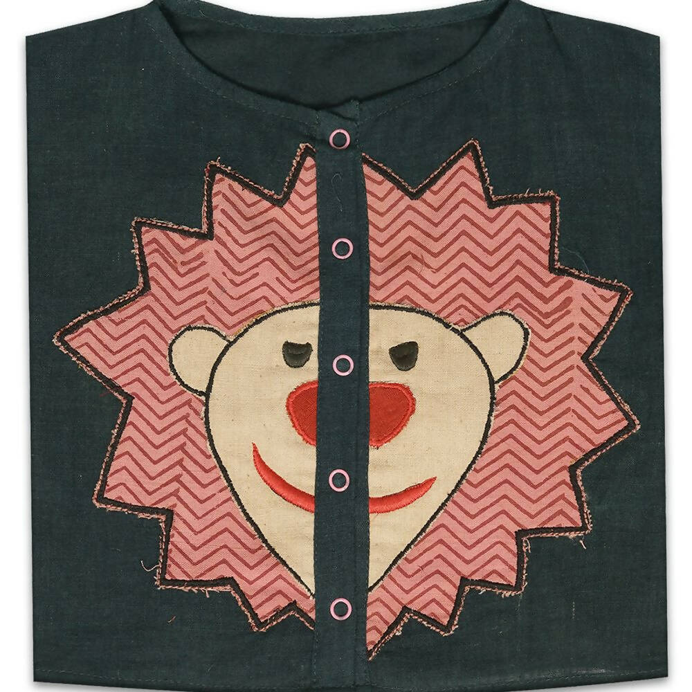 Mhyssa Alex Black T-shirt with Bloomer Shorts Set For Kids