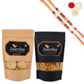 Ghasitaram Jaiccha Mewa Bites and Methi Mathi With 2 Pearl Beads Rakhis - Distacart