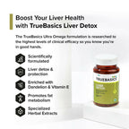 TrueBasics Liver Detox Tablets with Milk Thistle Extract, Dandelion, & Vitamin E - Distacart