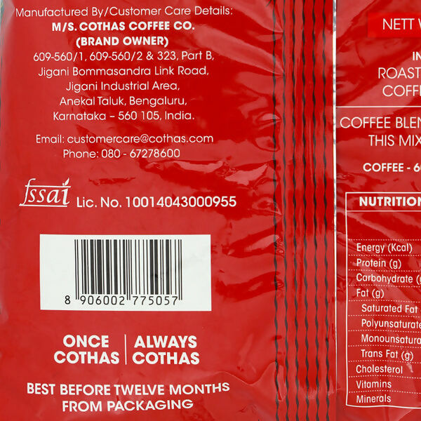 Cothas Coffee – Hotel Blend Extra Strong Coffee Powder