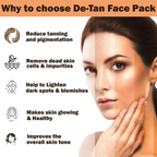 Our Cares D-TAN Face Pack for Instant Tan Removal & Sun Damage Protection