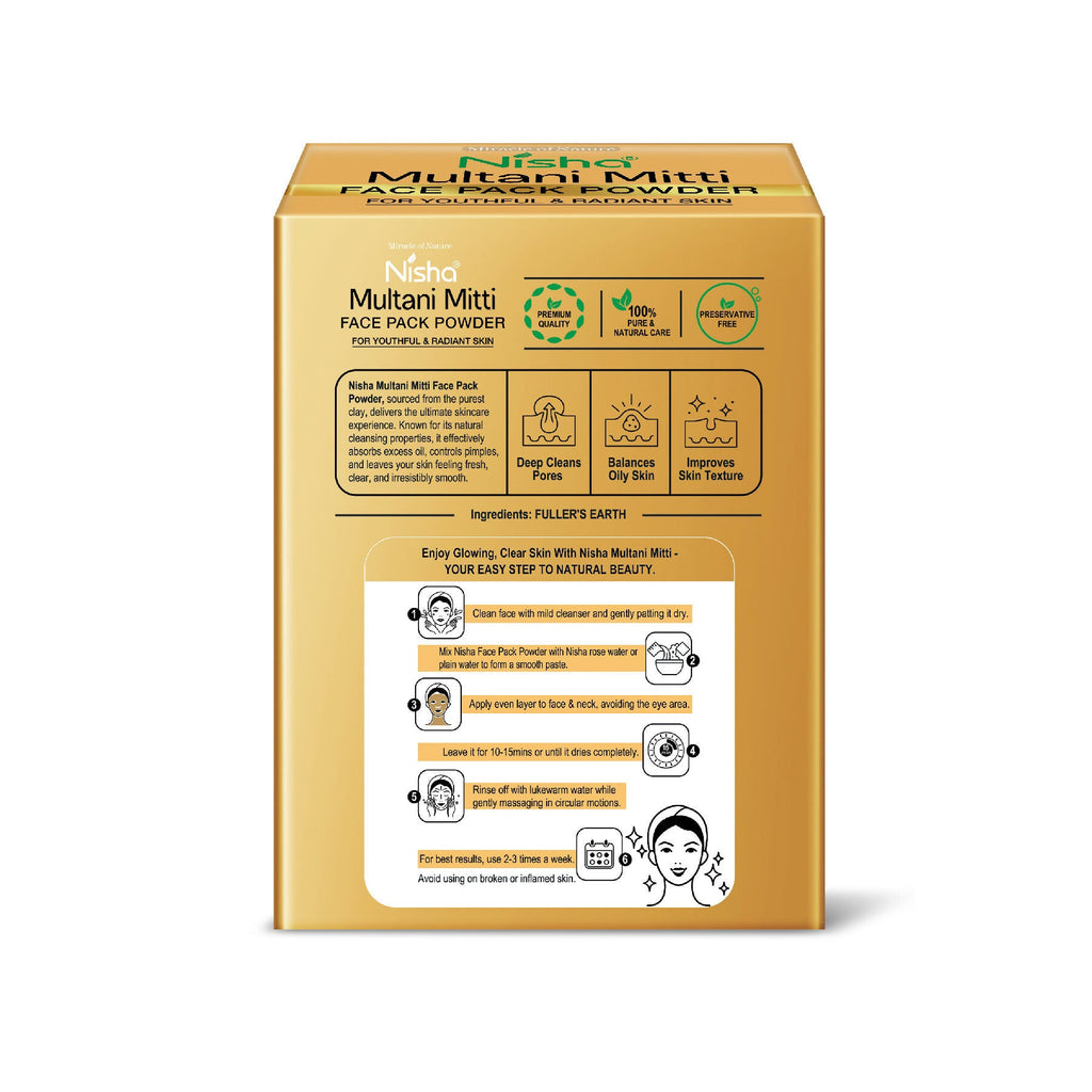 Nisha Multani Mitti for Face | Skin Brightening Face Pack