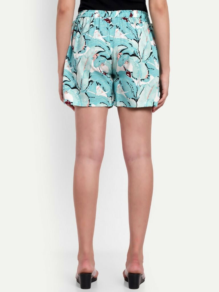 Alvano Printed Blue, Maroon Boxer Shorts, Night Shorts, Regular Shorts, Bermuda Shorts