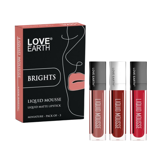 Love Earth Liquid Mousse Matte Lipstick - Brights