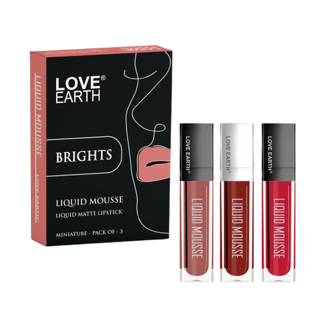 Love Earth Liquid Mousse Matte Lipstick - Brights