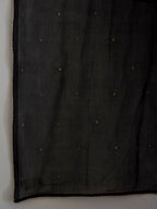 Suta Black Woven Design Pure Cotton Saree - Distacart