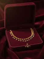 NVR Women Gold Plated Multicolour Minimal chain - Distacart