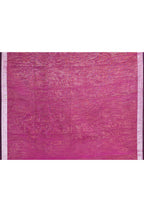 Piyari Fashion Women's Magenta Embellished Cotton Blend Zari Border Handloom Saree - Distacart