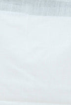 Mominos Fashion Moeza Bhagalpuri Handloom Silk White Saree