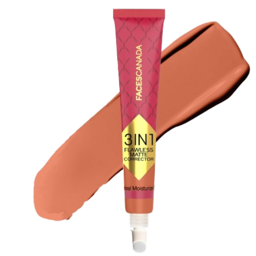 Faces Canada 3 in 1 Flawless Matte Concealer & Colour Correctors - Orange