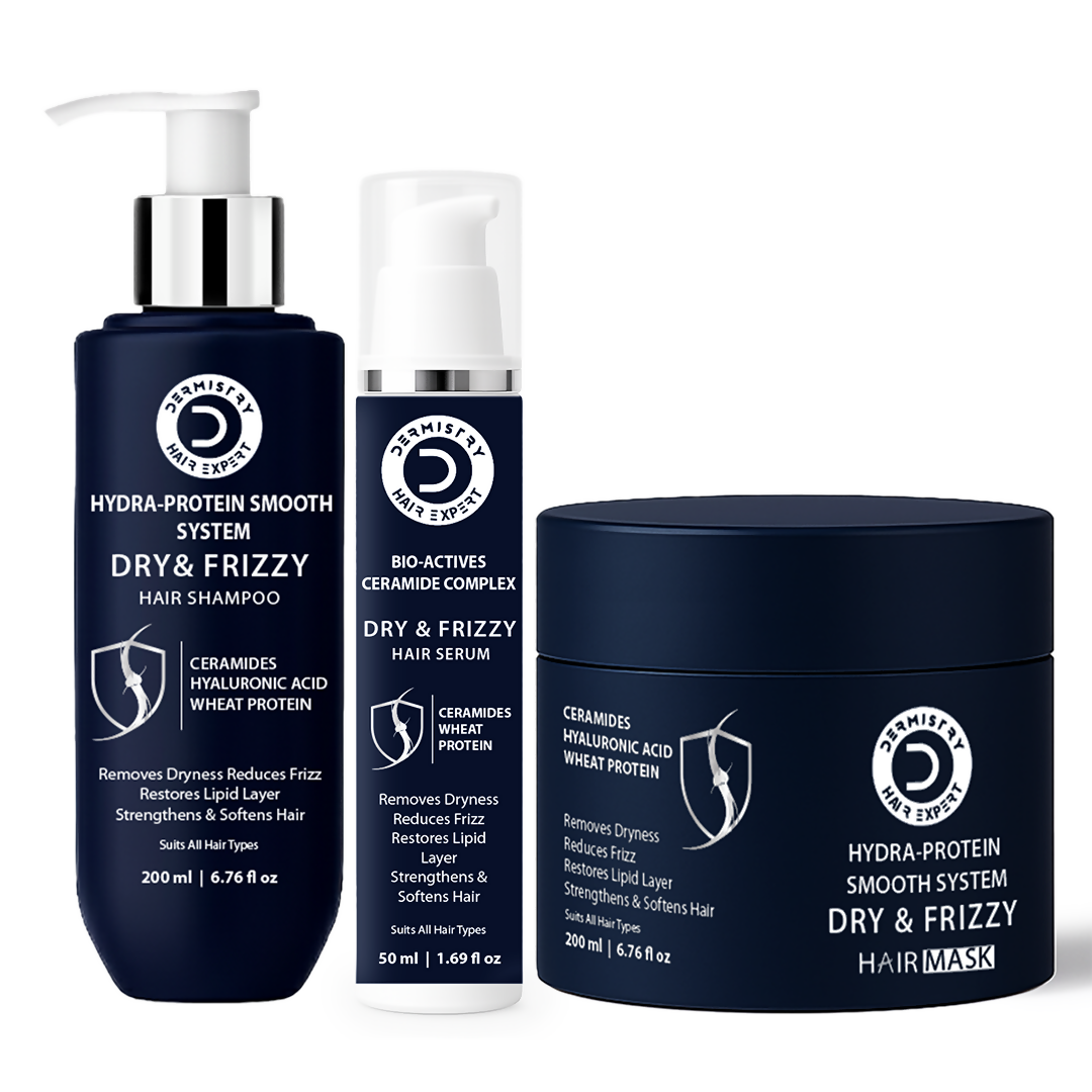 Dermistry Ceramides Hyaluronic Acid Protein Shampoo Mask & Serum