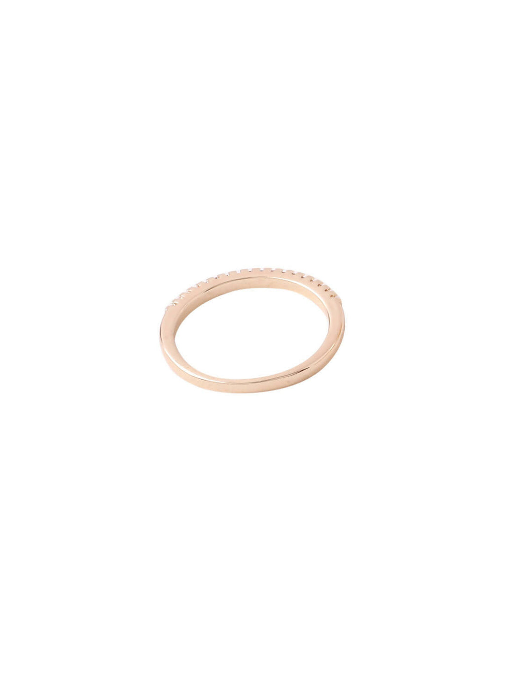 NVR Women's Gold-Polished Stylish Ring With Ad Stones