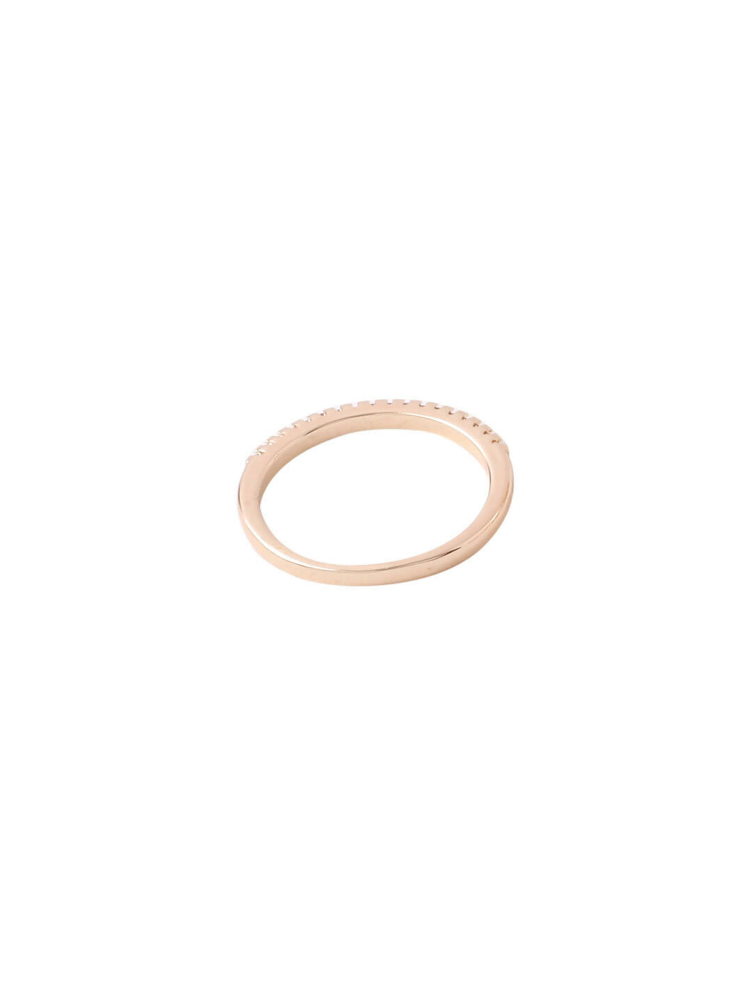 NVR Women's Gold-Polished Stylish Ring With Ad Stones