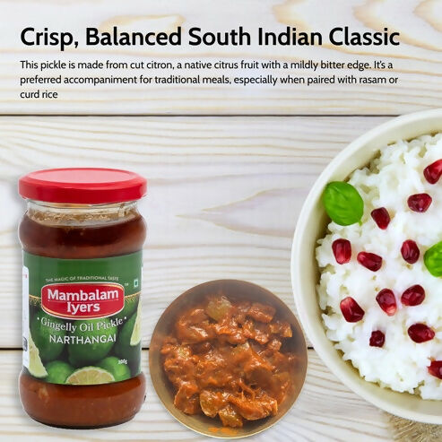 Mambalam Iyers Narthangai Pickle