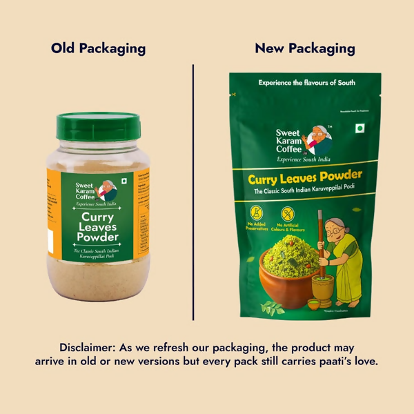 Sweet Karam Coffee Curry Leaves Powder