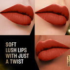 Lakme Forever Matte Lipstick, Made With French Rose Oil Extracts - Red Orchid