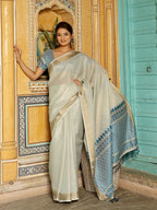 Shree Shyam Fashion Sky Blueline Saree - Distacart